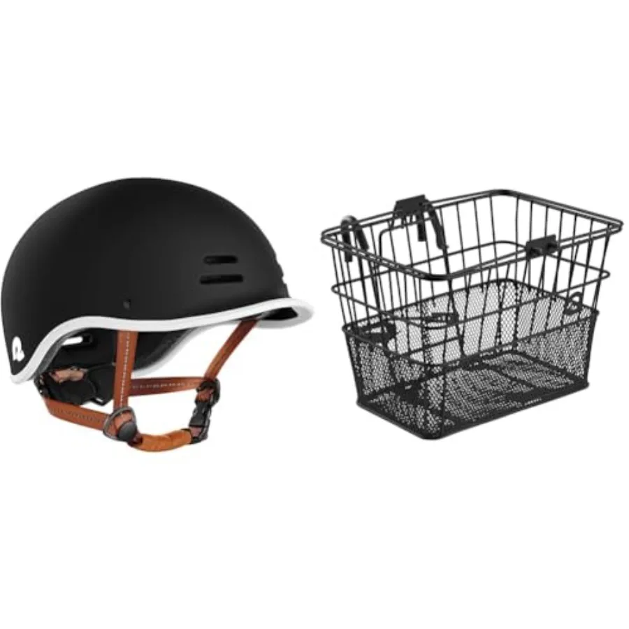 Remi Adult Bike Helmet and Apollo Detachable Front Bike Basket Bundle for Men and Women
Remi Adult Bike Helmet and Apollo Detachable Front Bike Basket Bundle for Men and Women