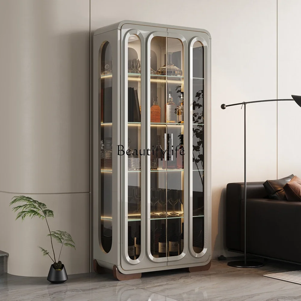 yj5 Living Room Wine Cabinet Wall-Mounted Home Glass Double Door Display Cabinet Simple
yj5 Living Room Wine Cabinet Wall-Mounted Home Glass Double Door Display Cabinet Simple