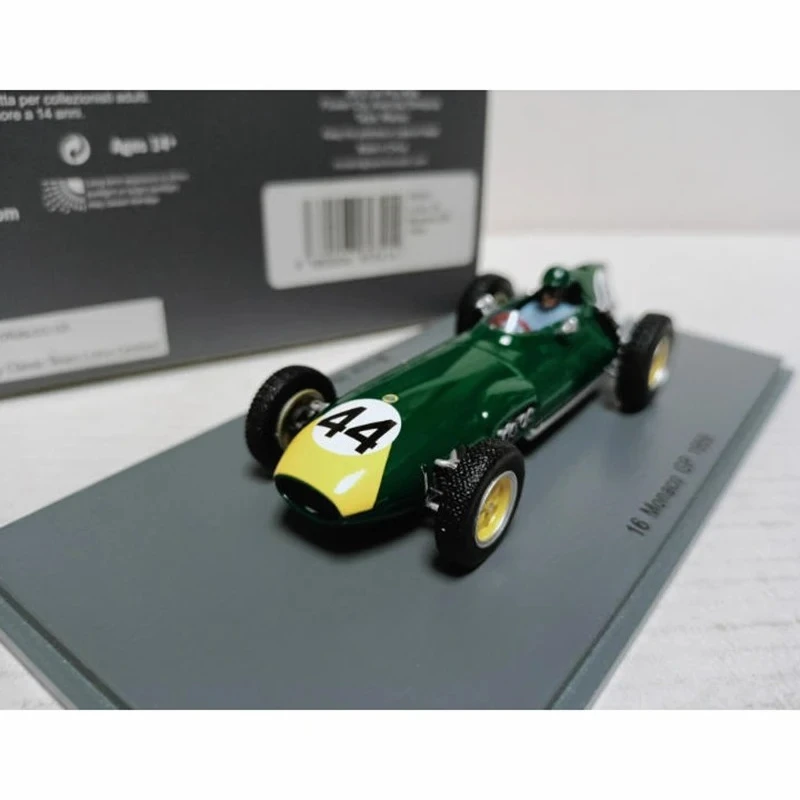 Spark Resin 1/43 16 Monaco GP 1959 F1 Grand Prize Race Car Model Classics Adult Souvenir Gift Static Display
Spark Resin 1/43 16 Monaco GP 1959 F1 Grand Prize Race Car Model Classics Adult Souvenir Gift Static Display