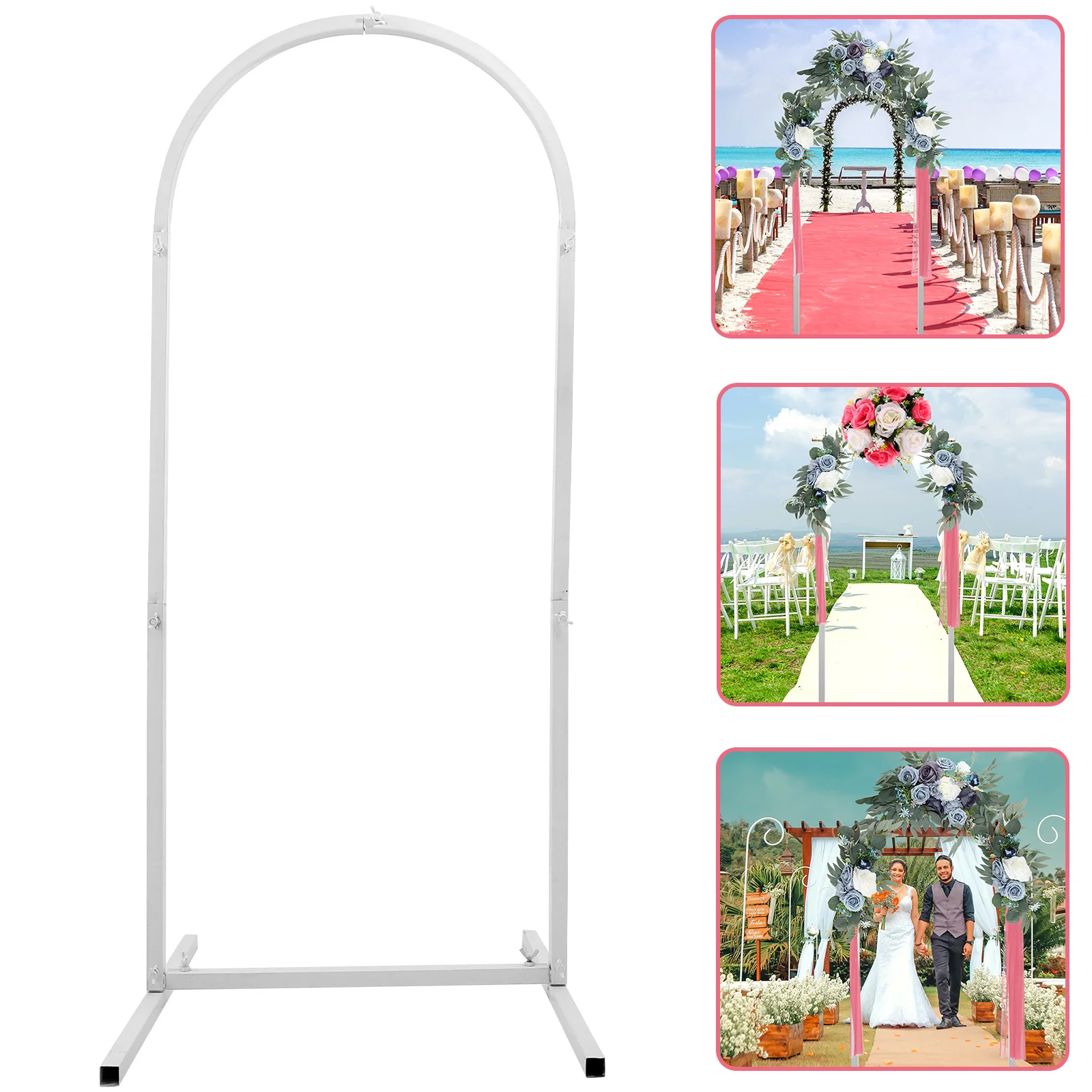Small White Metal Wedding Arch Props for Ceremony Decorations Balloon Backdrop Frame Party Accessories Flower Stand
Small White Metal Wedding Arch Props for Ceremony Decorations Balloon Backdrop Frame Party Accessories Flower Stand