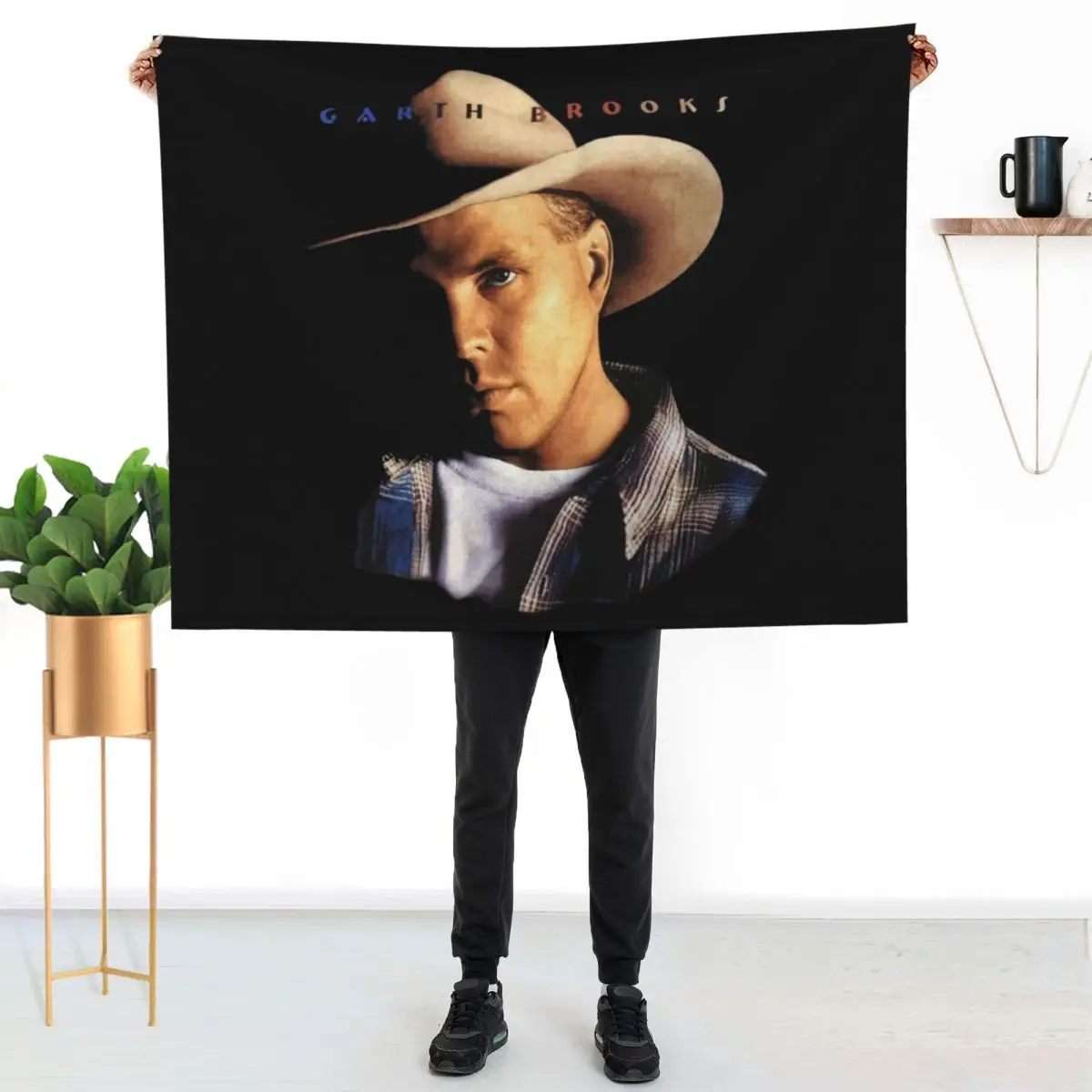 Vintage Distressed 90s Garth Brooks Throw Blanket Soft Solid Color Blanket for Couch Bed
Vintage Distressed 90s Garth Brooks Throw Blanket Soft Solid Color Blanket for Couch Bed