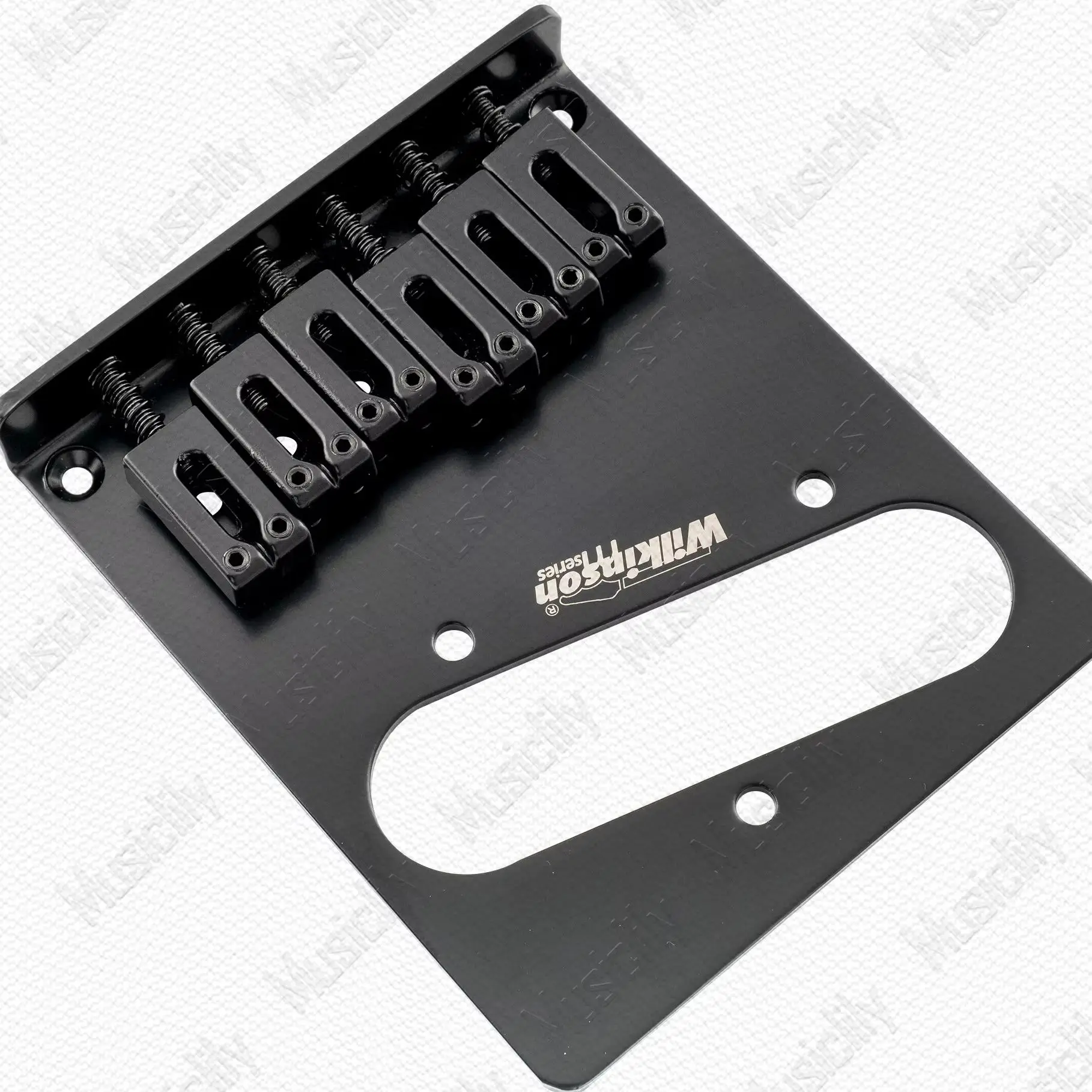 Wilkinson 52.5mm(2-1/16 inch) 6 Saddles Modern TL Bridge for American ST TL Guitar Gold WOT03
Wilkinson 52.5mm(2-1/16 inch) 6 Saddles Modern TL Bridge for American ST TL Guitar Gold WOT03