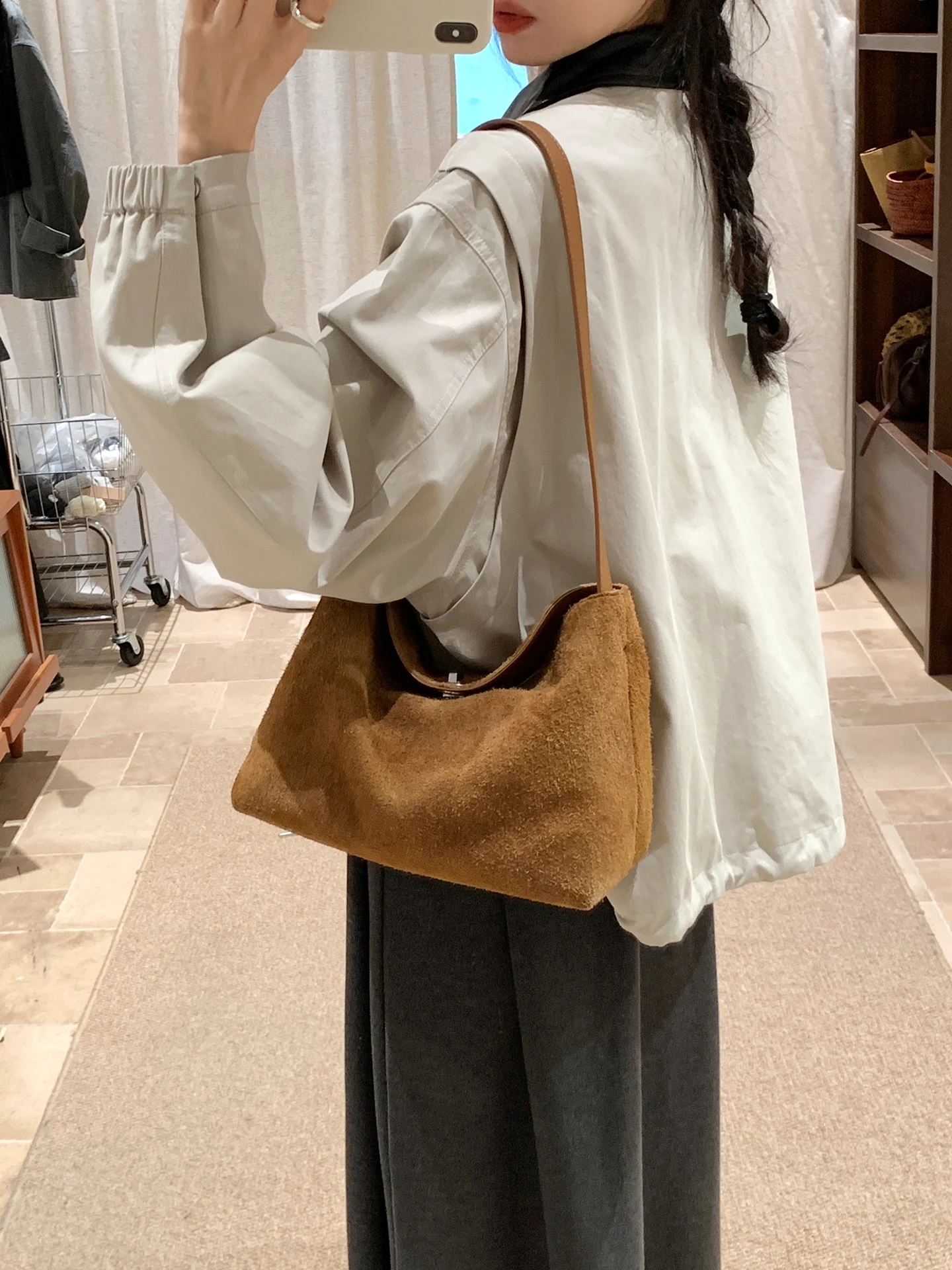 BRIVIN Retro Light Khaki Color Blo Faion Outerwear Women's 2025 Autumn New High-End ort Coat Casual Sle Zipper Closur...
BRIVIN Retro Light Khaki Color Blo Faion Outerwear Women's 2025 Autumn New High-End ort Coat Casual Sle Zipper Closur...