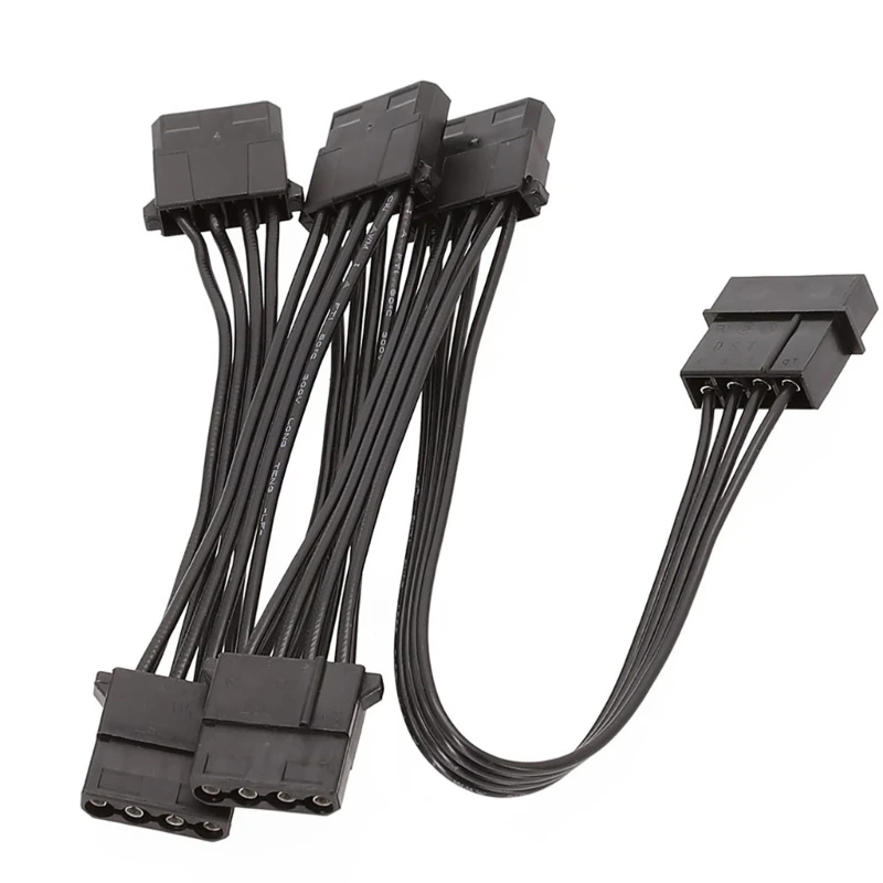 Big 4Pin to Power Cable IDE Transfer To Power Cable 1 to 5 Extension Cable 18AWG Dropship
Big 4Pin to Power Cable IDE Transfer To Power Cable 1 to 5 Extension Cable 18AWG Dropship