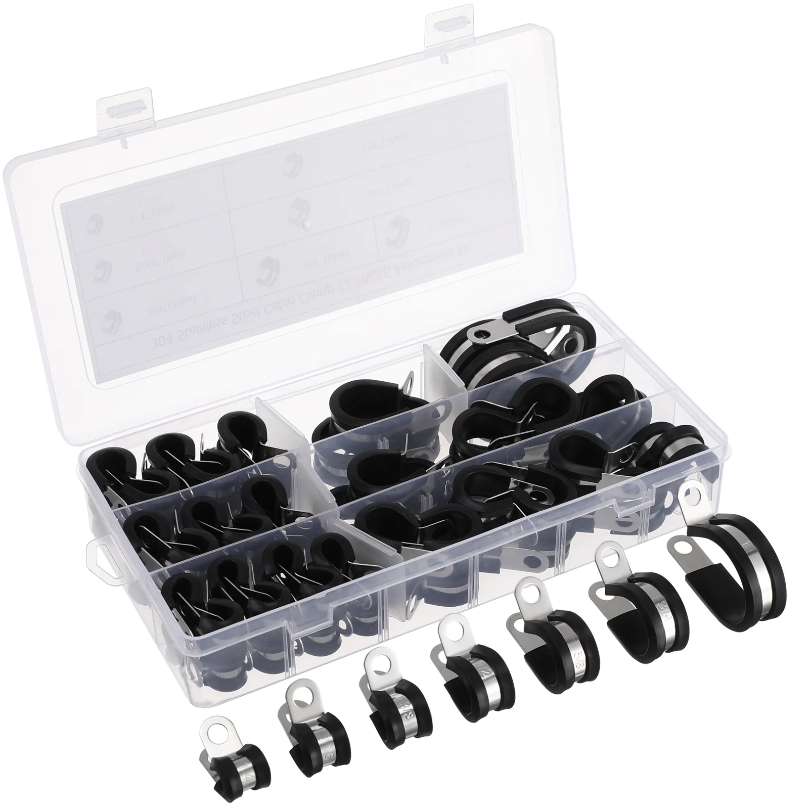 Cable Clamps U Bracket Tube Clamps Hose Clamps Pipe Repair Clamp Rubber Strip Clamp R-Type Rubber Strip Clamp Pipe Clamp
Cable Clamps U Bracket Tube Clamps Hose Clamps Pipe Repair Clamp Rubber Strip Clamp R-Type Rubber Strip Clamp Pipe Clamp