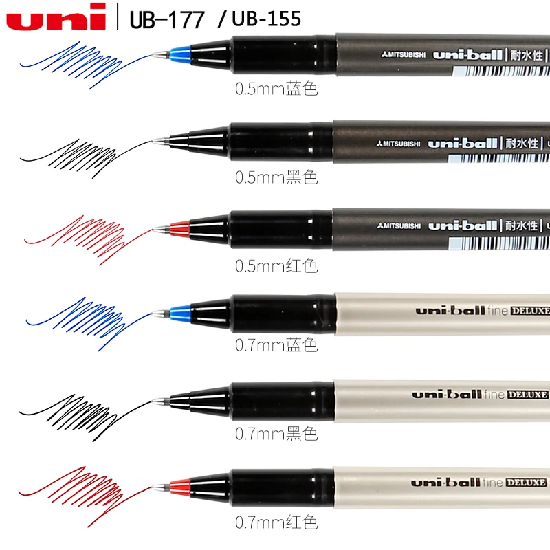 UNI Mitsubishi UB-155/177 Ручка-роллер — чернила 0,5 мм/0,7 мм, легкие для плавного письма красного, синего, черного цвета, идеально подходят для студентов
UNI Mitsubishi UB-155/177 Ручка-роллер — чернила 0,5 мм/0,7 мм, легкие для плавного письма красного, синего, черного цвета, идеально подходят для студентов