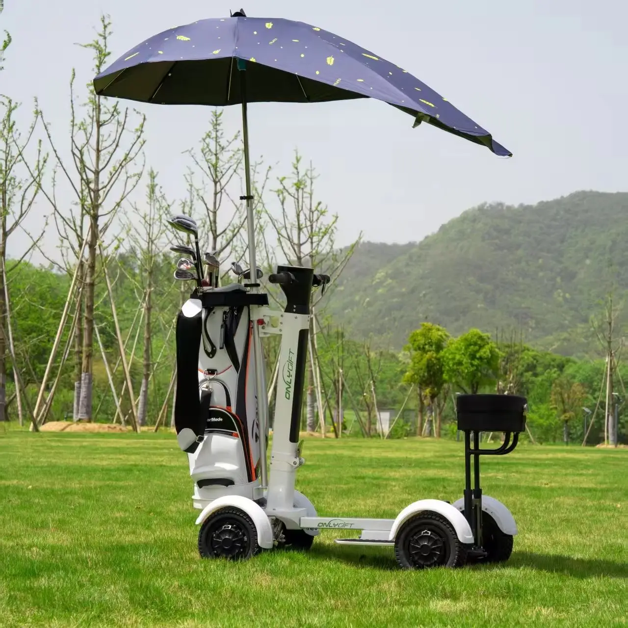 Four Wheels Electric Golf Cart 2000W High Power 10 Inch Off Road Golf Electric Scooter Foldable With Removable Battery Parasol
Four Wheels Electric Golf Cart 2000W High Power 10 Inch Off Road Golf Electric Scooter Foldable With Removable Battery Parasol