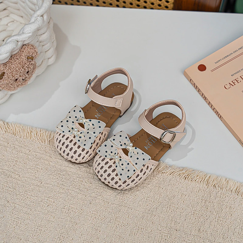 Girls Princess Shoes Weave Trendy Kids Beach Shoes with Sweet Polka Dots Bows 2026 Summer New Children Casual Fashion Shoes
Girls Princess Shoes Weave Trendy Kids Beach Shoes with Sweet Polka Dots Bows 2026 Summer New Children Casual Fashion Shoes