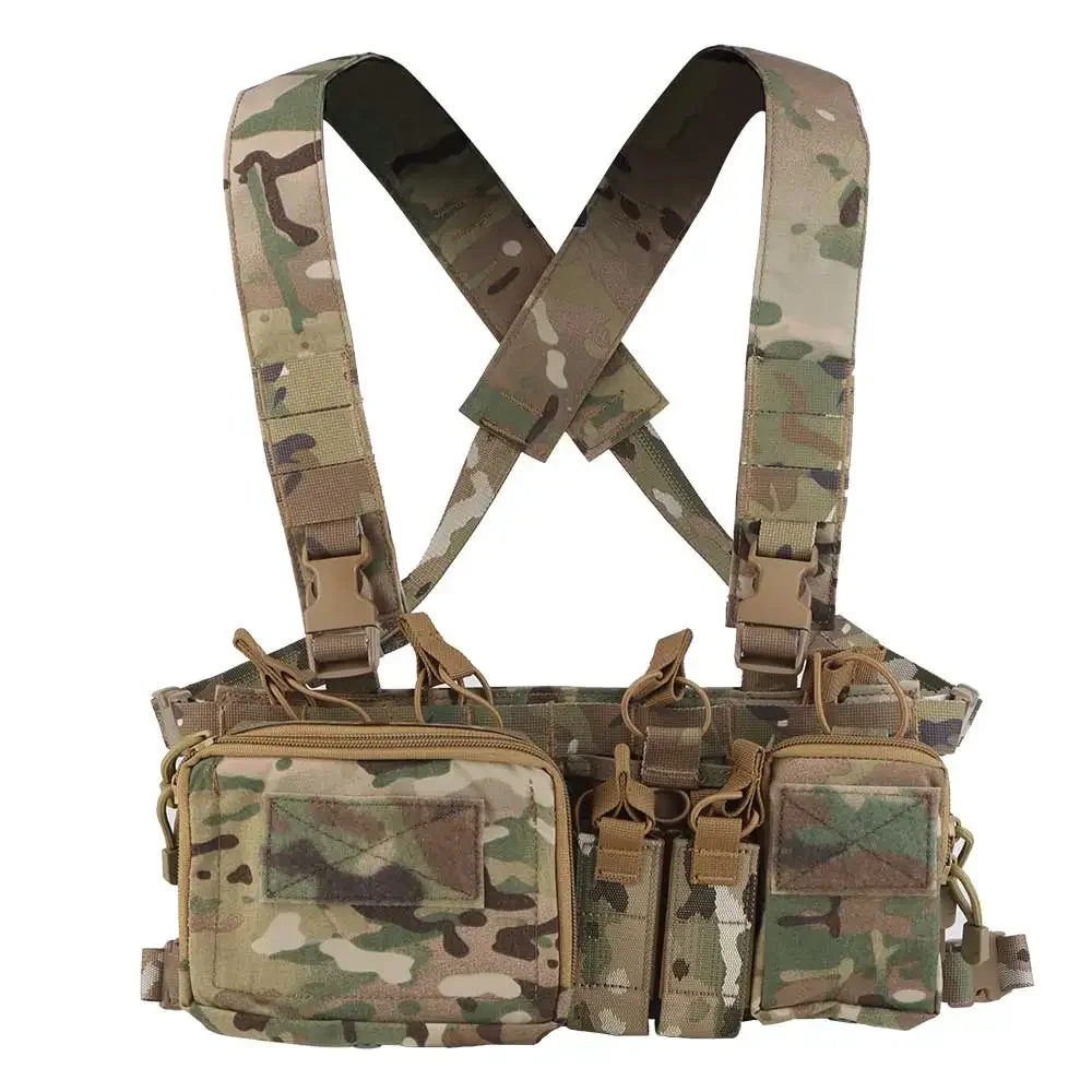 D3CRH Tactical Chest Rig 242ACD Haley Strategic Style Militarily Airsoft Hunting Vest Gear with Quad 5.56 9MM Magazine Pouch P
D3CRH Tactical Chest Rig 242ACD Haley Strategic Style Militarily Airsoft Hunting Vest Gear with Quad 5.56 9MM Magazine Pouch P