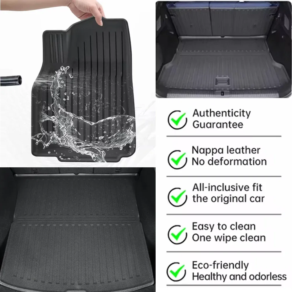 For Tesla Model Y Highland Juniper 2025 all-in-one TPE Trunk mat Luggage mat Four Seasons Waterproof Non-slip Design Floor Mats
For Tesla Model Y Highland Juniper 2025 all-in-one TPE Trunk mat Luggage mat Four Seasons Waterproof Non-slip Design Floor Mats