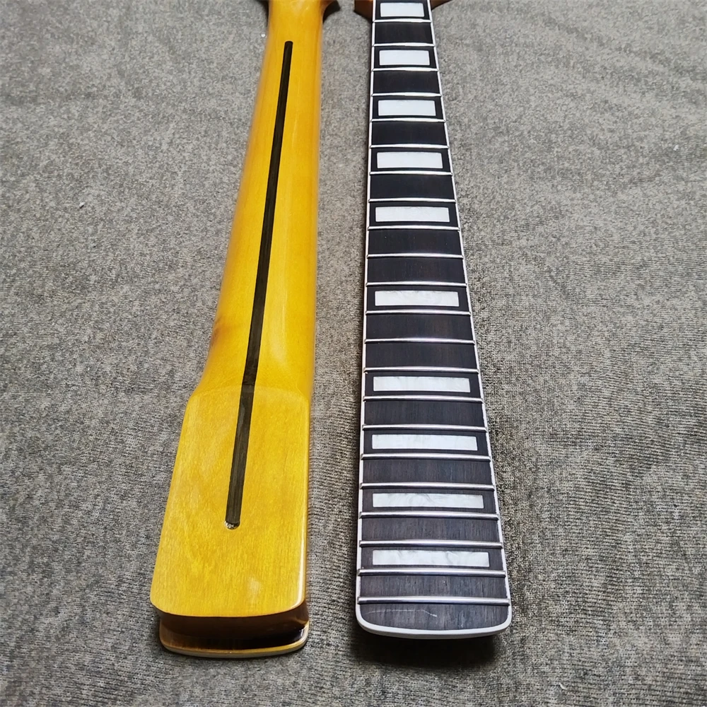 22Frets Yellow Glossy Paint Maple Electric Guitar Neck Rosewood Fingerboard Headstock Adjustment Guitar Accessories Parts
22Frets Yellow Glossy Paint Maple Electric Guitar Neck Rosewood Fingerboard Headstock Adjustment Guitar Accessories Parts