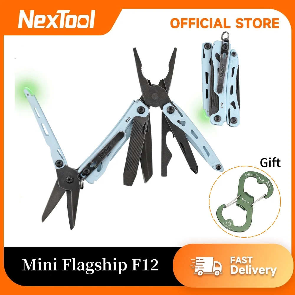 NexTool 15-in-1 Mini Flagship F12 Keychain Multitool Pliers Wire Cutters Bottle Opener Scissors Folding Tool For Outdoor camping
NexTool 15-in-1 Mini Flagship F12 Keychain Multitool Pliers Wire Cutters Bottle Opener Scissors Folding Tool For Outdoor camping