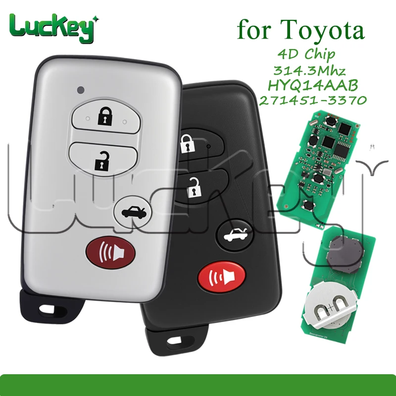Remote Key for Toyota Avalon Camry 2007 2008 2009 2010 Corolla 2011 2012 2013 2014 Altis 2012 Keyless Fob 271451-3370 E HYQ14AAB
Remote Key for Toyota Avalon Camry 2007 2008 2009 2010 Corolla 2011 2012 2013 2014 Altis 2012 Keyless Fob 271451-3370 E HYQ14AAB