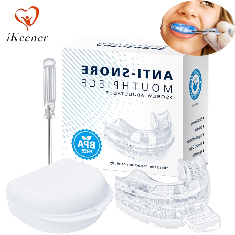 New Anti Snoring Mouth Guard Screw Adjustable Anti-Snoring Stopper Device Mouthpiece Teeth Bruxism Night Women Men Sleeping Aid
New Anti Snoring Mouth Guard Screw Adjustable Anti-Snoring Stopper Device Mouthpiece Teeth Bruxism Night Women Men Sleeping Aid