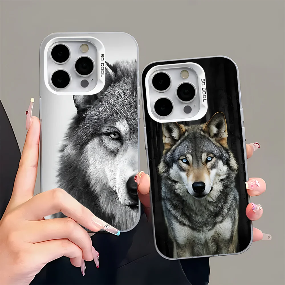 Wolf Phone Case For iPhone 16,15,14,13,12,11,Pro,Max,Plus,Mini,XS,SE Anti Fall Gray White Matte Hard Bumper
Wolf Phone Case For iPhone 16,15,14,13,12,11,Pro,Max,Plus,Mini,XS,SE Anti Fall Gray White Matte Hard Bumper