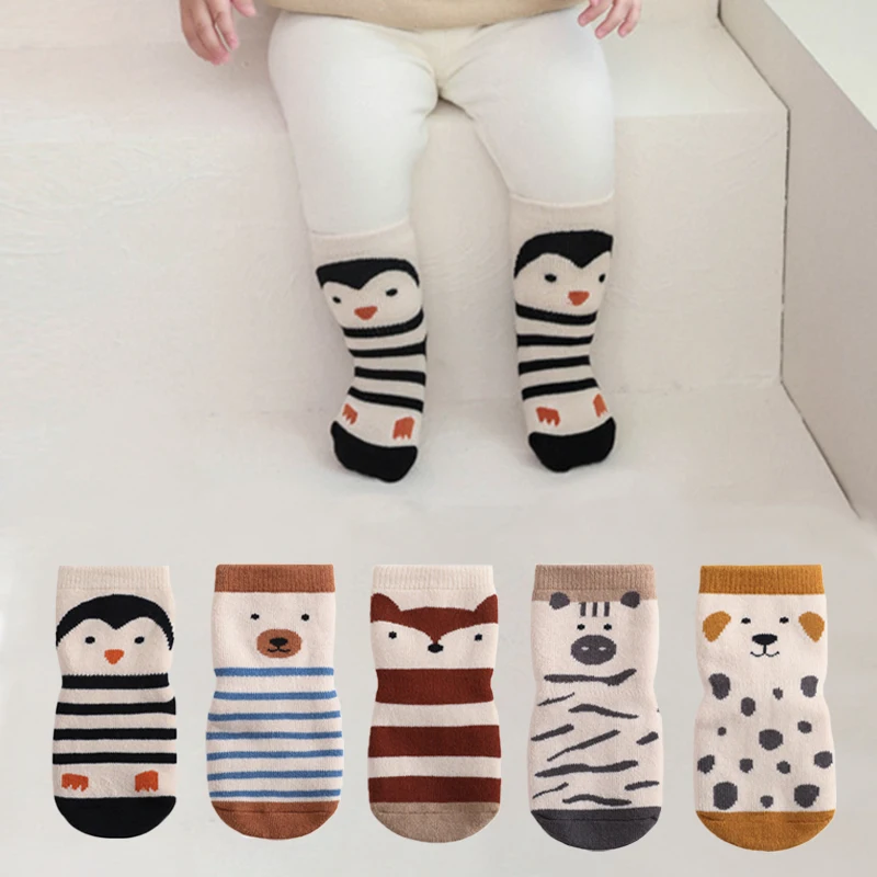 Baby Toddler Socks For Boys Girls Winter Thick Terry Warm Newborn Boy Girl Sock Anti Slip Floor Home Children's Socks 0-5Years
Baby Toddler Socks For Boys Girls Winter Thick Terry Warm Newborn Boy Girl Sock Anti Slip Floor Home Children's Socks 0-5Years