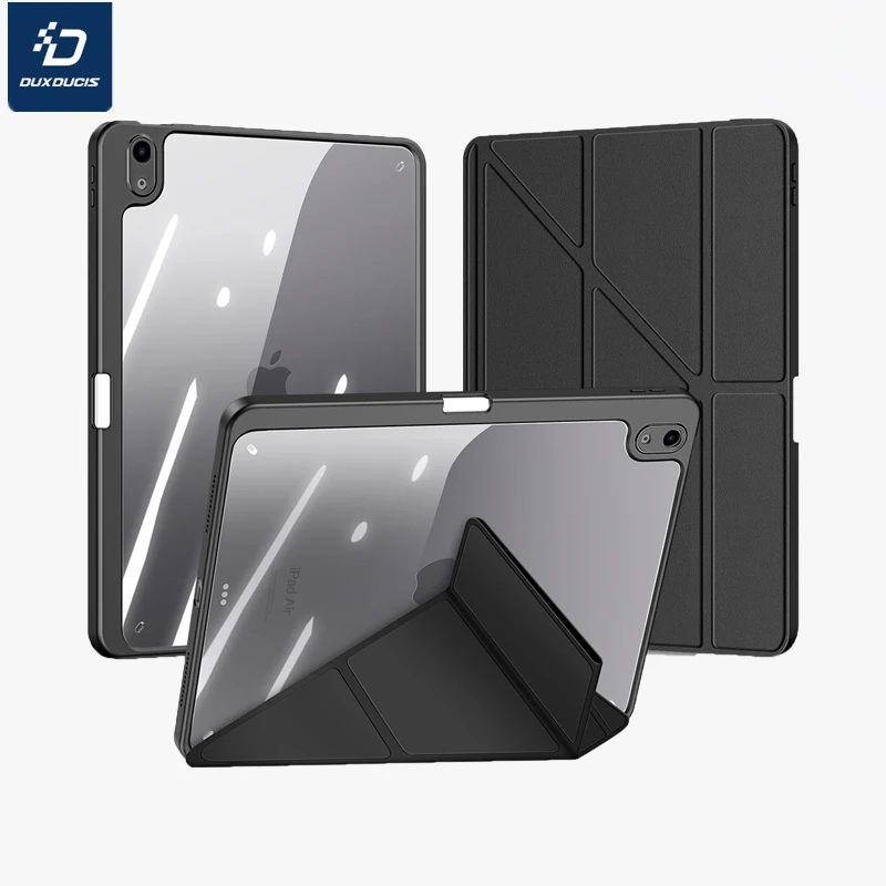 DUX DUCIS прозрачный защитный чехол из искусственной кожи для ПК для iPad Air 4/5 10,9, противоударный защитный чехол для планшета с гнездом для ручки
DUX DUCIS прозрачный защитный чехол из искусственной кожи для ПК для iPad Air 4/5 10,9, противоударный защитный чехол для планшета с гнездом для ручки