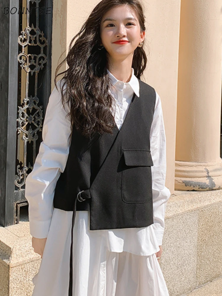 Harajuku Vests Women Simple All-match Coat Spring Sleeveless Outwear Japanese Harajuku Irregular Couples Streetwear Daily Ins
Harajuku Vests Women Simple All-match Coat Spring Sleeveless Outwear Japanese Harajuku Irregular Couples Streetwear Daily Ins