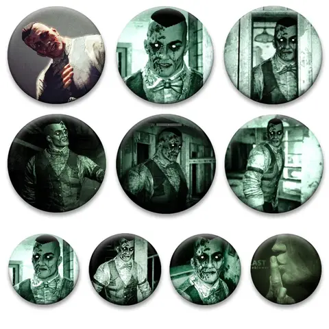 Okrągła broszka Eddie Gluskin, Waylon Park, Richard Trager, Chris Walker, Miles Upshur, przypinka z postaciami, horror, przypinki do gier, biżuteria, prezent, dekoracja.