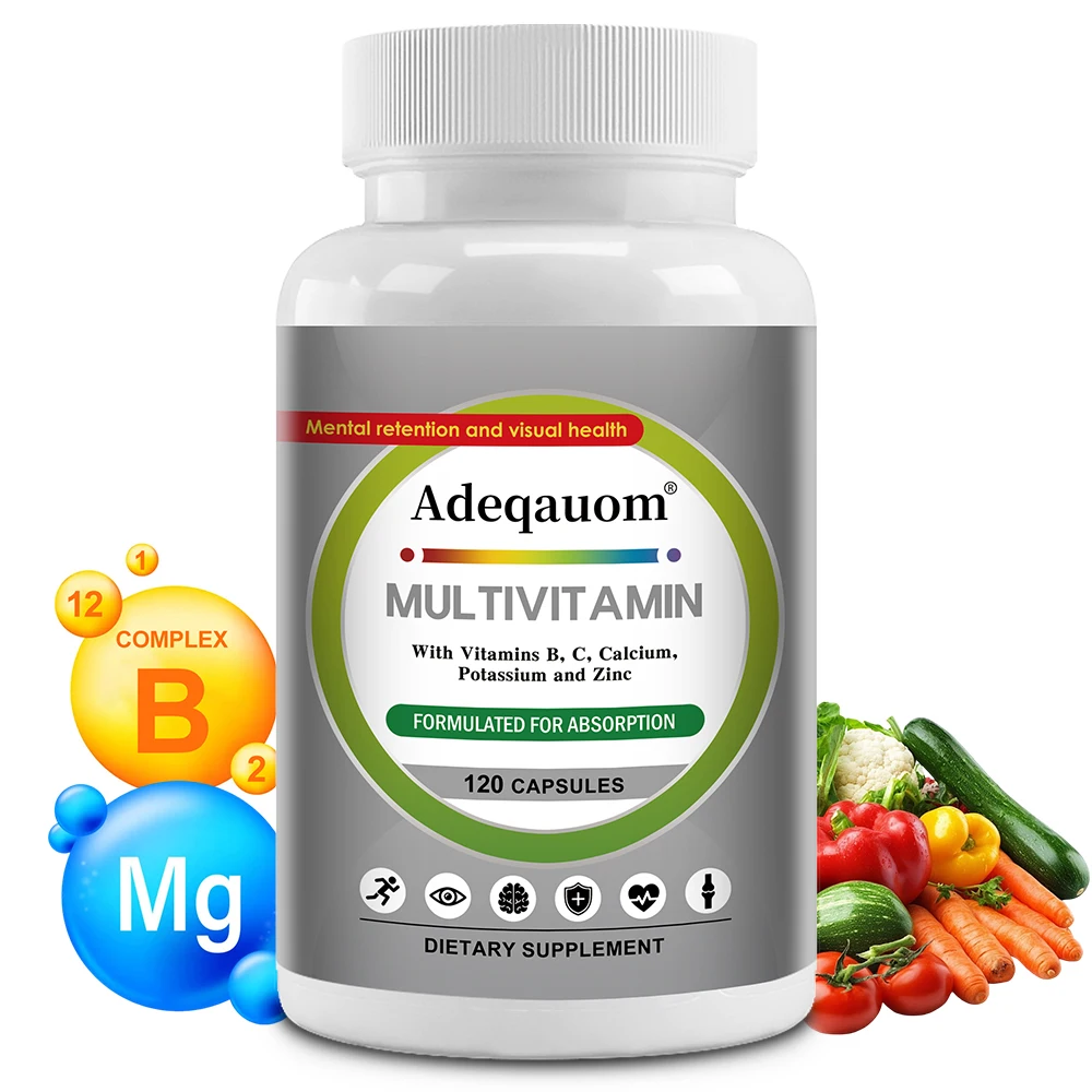 Comprehensive Multivitamin To Enhance Daily Nutrition Improve Immunity and Energy Support Heart Hair Skin and Nail Health Levels
Comprehensive Multivitamin To Enhance Daily Nutrition Improve Immunity and Energy Support Heart Hair Skin and Nail Health Levels