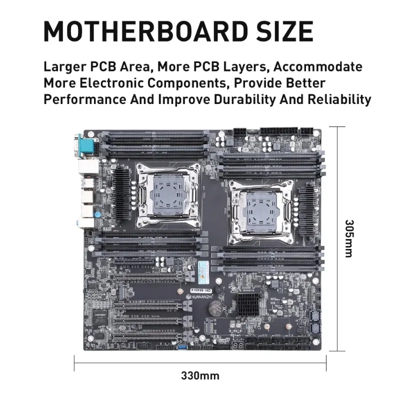 HUANANZHI X10X99 16D juego de placa base de servidor de CPU Dual LGA 2011-3 DDR4 ECC RAM compatible con NVME M.2 SATA3.0 USB3.0
HUANANZHI X10X99 16D juego de placa base de servidor de CPU Dual LGA 2011-3 DDR4 ECC RAM compatible con NVME M.2 SATA3.0 USB3.0