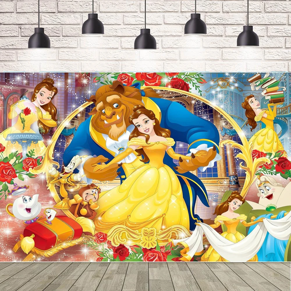 Photography Backdrop Beauty And The Beast Banner For Kids Girl Birthday Party Background Bedroom Decor Can Be Customize Name
Photography Backdrop Beauty And The Beast Banner For Kids Girl Birthday Party Background Bedroom Decor Can Be Customize Name