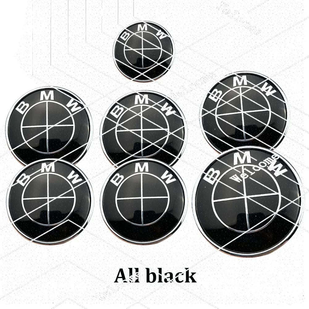 7Pcs Car Hood Front Rear Trunk Emblem Badge For BMW original Logo all black E36 E46 E53 E90 E60 E93 E87 G01 G20 X3 X5 F30 F20 X6
7Pcs Car Hood Front Rear Trunk Emblem Badge For BMW original Logo all black E36 E46 E53 E90 E60 E93 E87 G01 G20 X3 X5 F30 F20 X6