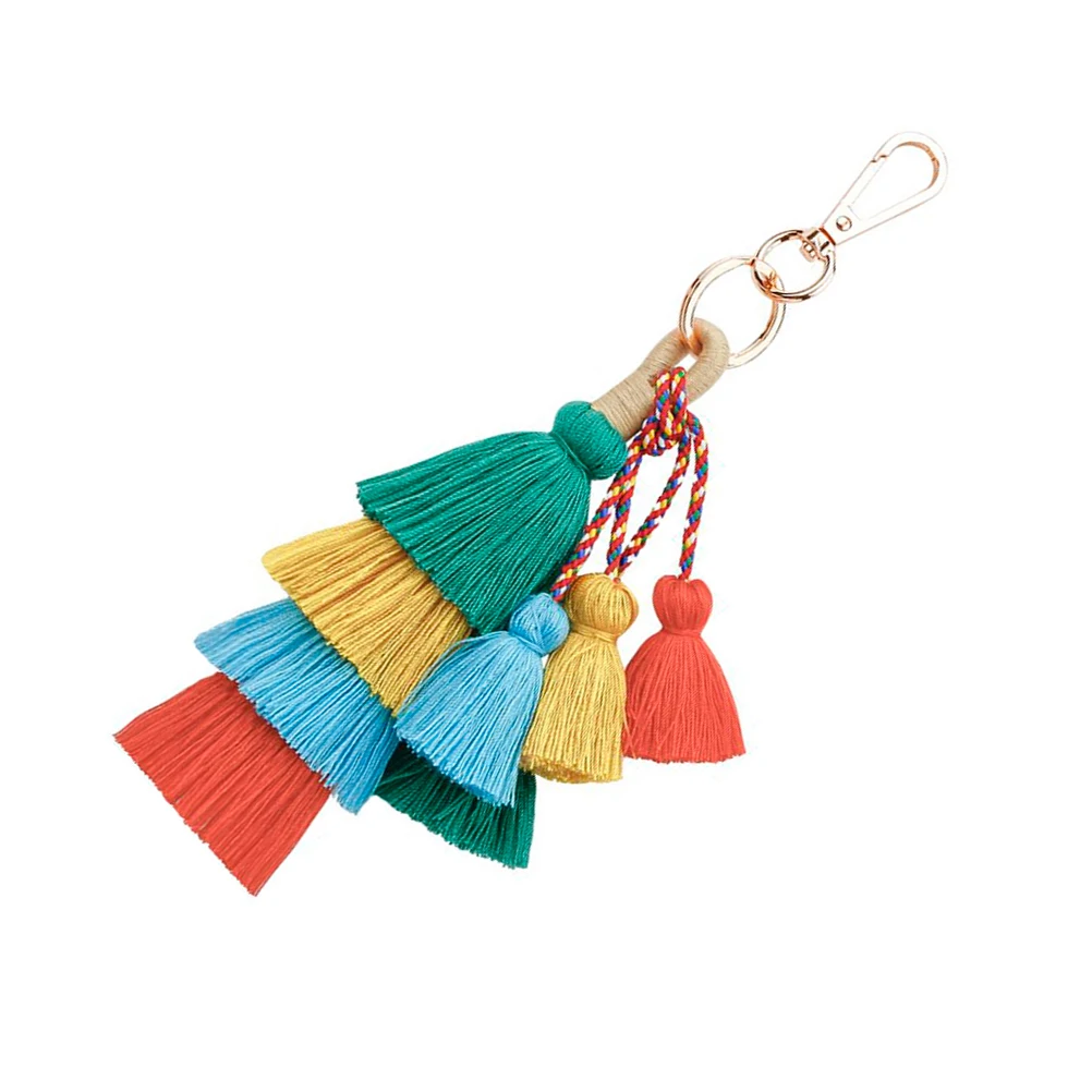 Cotton Thread Keychain Durable Fine Workmanship Beautiful Bag Charm Cell Phone Keychain With Tassel Pendant Decoration Perfect
Cotton Thread Keychain Durable Fine Workmanship Beautiful Bag Charm Cell Phone Keychain With Tassel Pendant Decoration Perfect