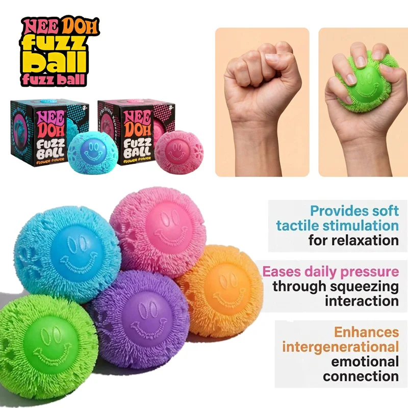Needoh Fuzz Ball Flower Power Tentacles Fidget Sensory Play ADHD Soft Velvet Flockedfor Kids Adults Calm Down Non-toxic Toy Gift
Needoh Fuzz Ball Flower Power Tentacles Fidget Sensory Play ADHD Soft Velvet Flockedfor Kids Adults Calm Down Non-toxic Toy Gift