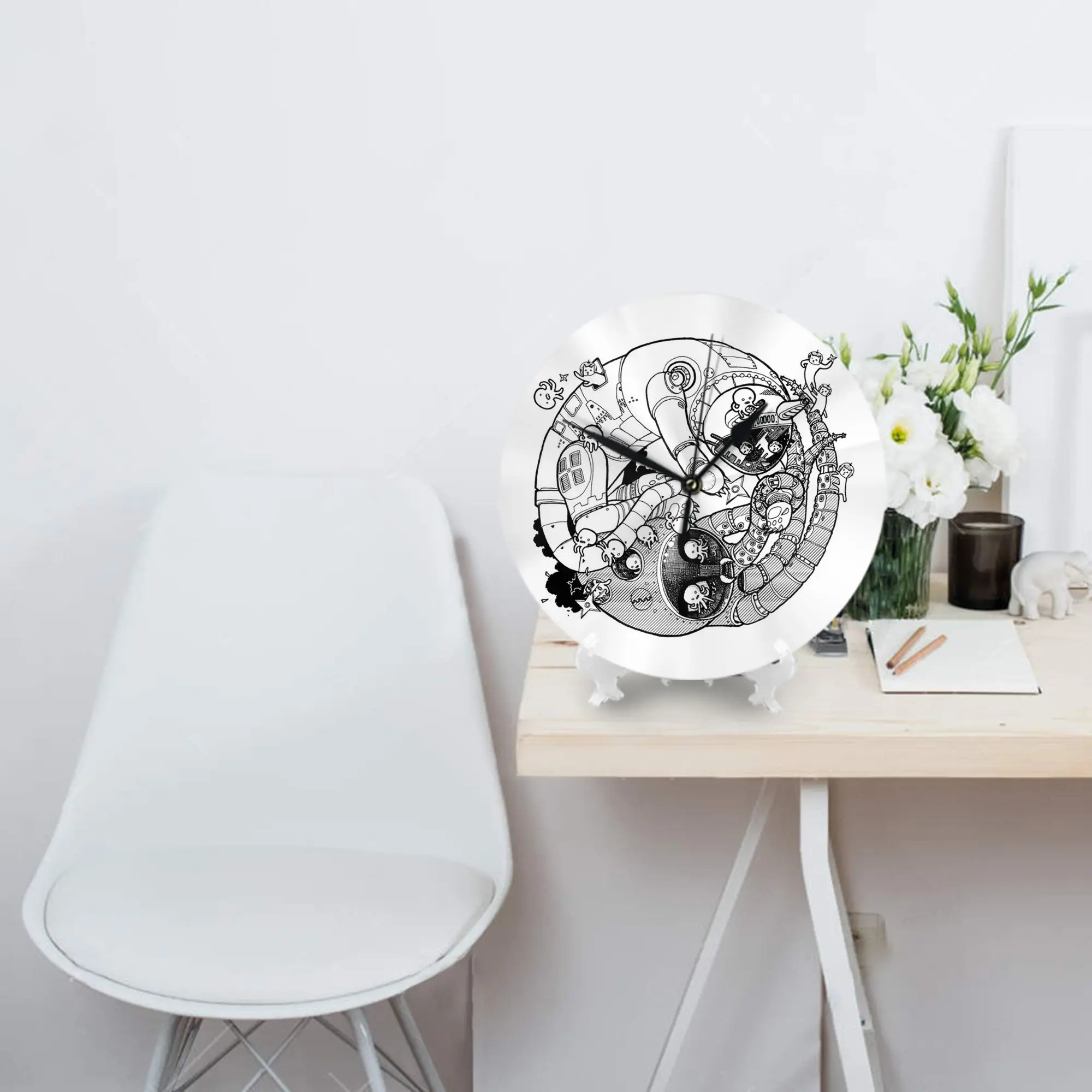 Борьба Инь-Ян Робо! Настенные часы Украшение комнаты Бесшумные круглые часы для спальни Гостиная Кухня Дома
Борьба Инь-Ян Робо! Настенные часы Украшение комнаты Бесшумные круглые часы для спальни Гостиная Кухня Дома