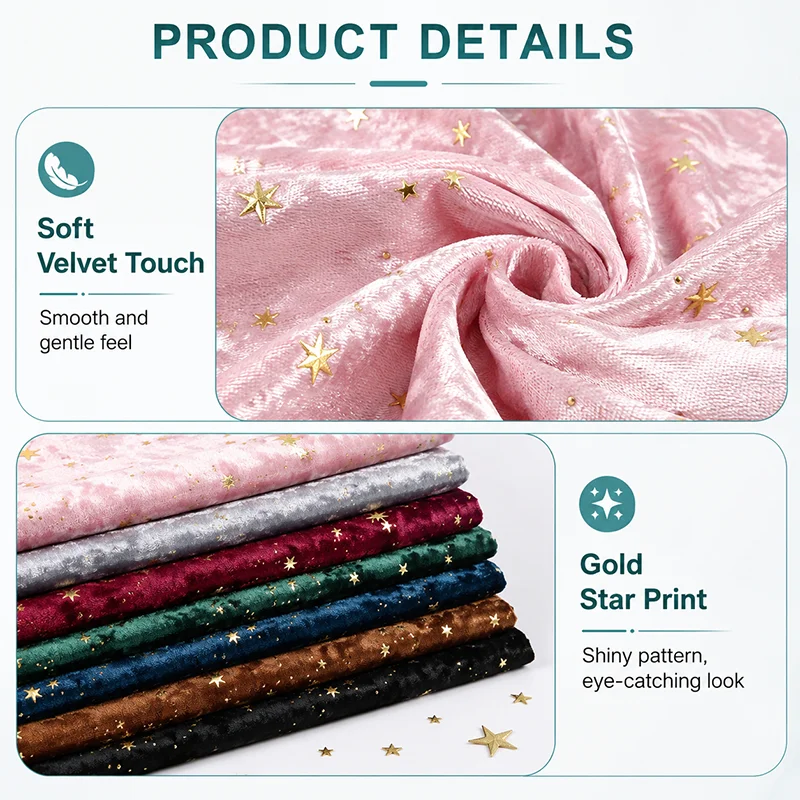 Meetee 45*145cm Gold Velvet Elastic Fabric Sewing Wedding Dresses Polyester Spandex Decoration Cloth Garment Fabrics Accessories
Meetee 45*145cm Gold Velvet Elastic Fabric Sewing Wedding Dresses Polyester Spandex Decoration Cloth Garment Fabrics Accessories