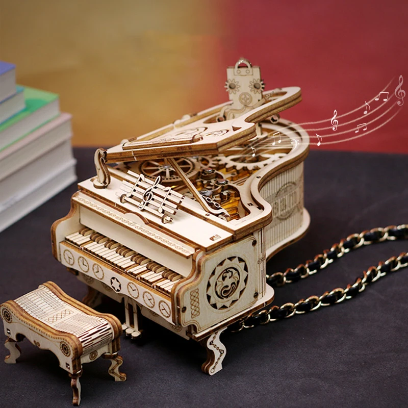 DIY 3D Wooden Puzzle Miniature Model Kits Assembled Piano Instrument With Light Music Jigsaw Puzzles for Friends Birthday Gifts
DIY 3D Wooden Puzzle Miniature Model Kits Assembled Piano Instrument With Light Music Jigsaw Puzzles for Friends Birthday Gifts
