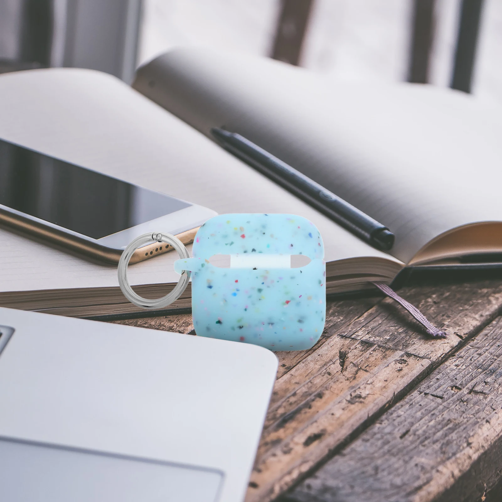 Floral Print Covers Headphones Case Cover Silicone Cute Small Earbuds Case Protective Silica Gel Spring Clip
Floral Print Covers Headphones Case Cover Silicone Cute Small Earbuds Case Protective Silica Gel Spring Clip