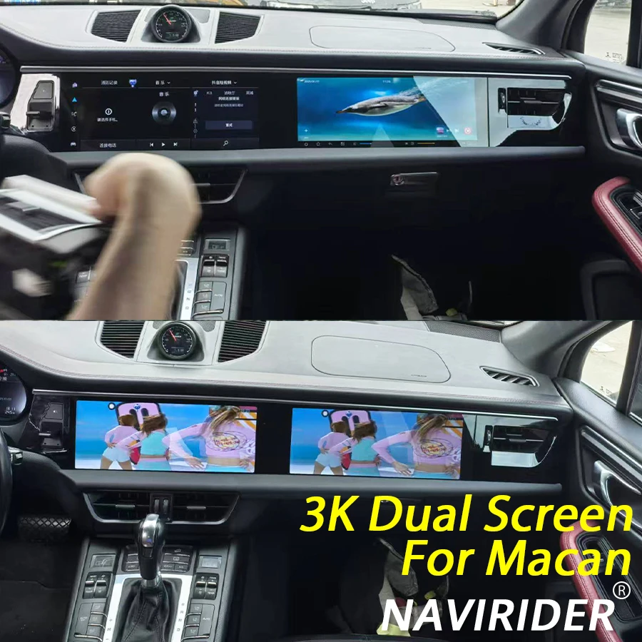 For Porsche Macan 2011-2017 Dual Screen Car Radio Multimedia Player Stereo Video Co-pilot Android Auto Carplay GPS Navigation 4G
For Porsche Macan 2011-2017 Dual Screen Car Radio Multimedia Player Stereo Video Co-pilot Android Auto Carplay GPS Navigation 4G