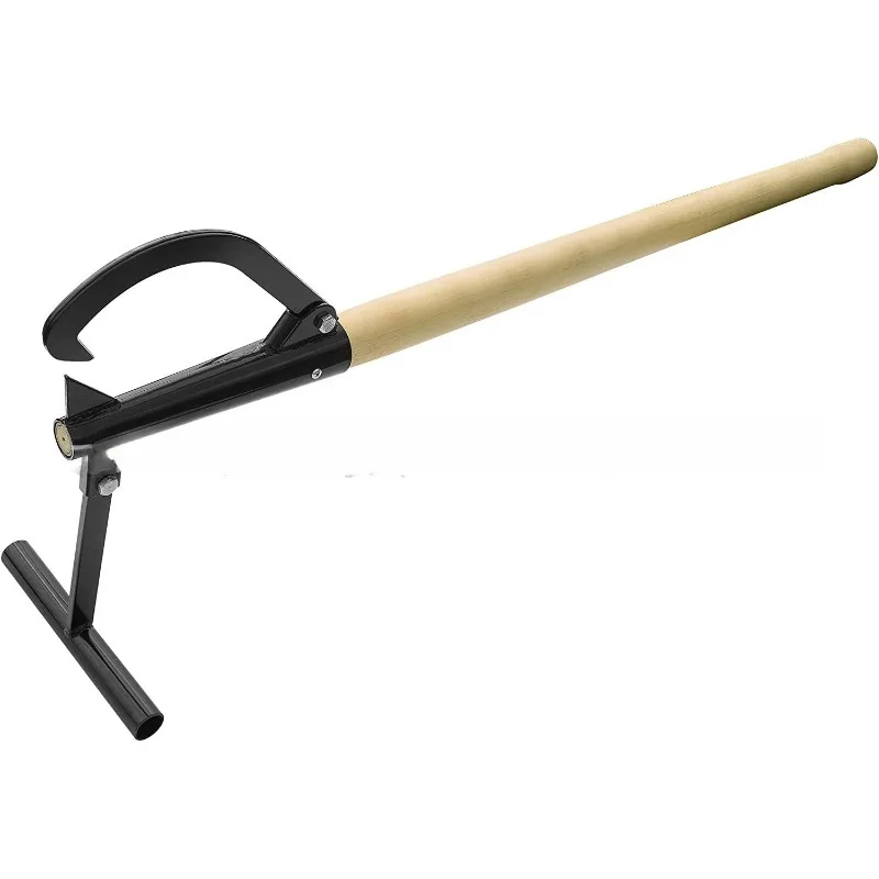 Wooden handle removable reinforced log lifter wood tree lifter wood skier wood roller jack black 
Wooden handle removable reinforced log lifter wood tree lifter wood skier wood roller jack black