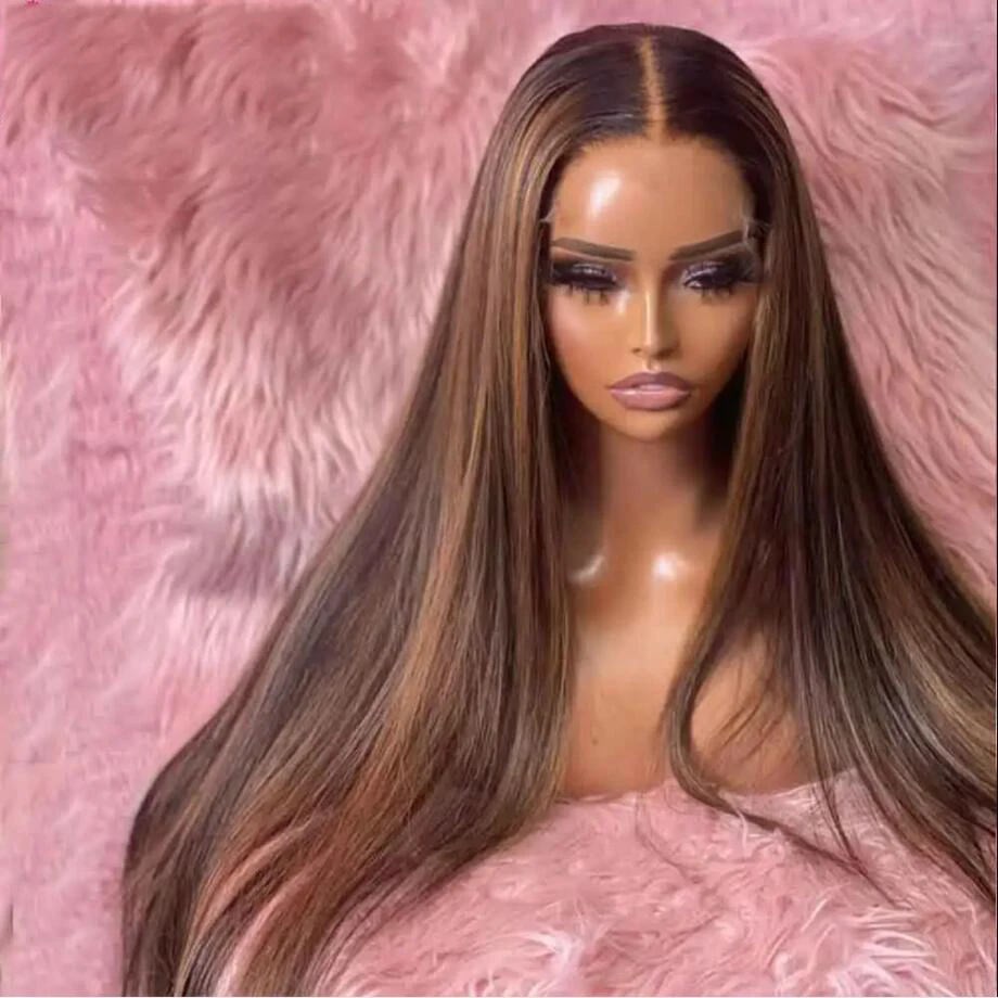 Soft Long Highlight Blonde Brown Straight 180Density Synthetic Lace Front Wig For Black Women Babyhair Heat Resistant Preplucked
Soft Long Highlight Blonde Brown Straight 180Density Synthetic Lace Front Wig For Black Women Babyhair Heat Resistant Preplucked