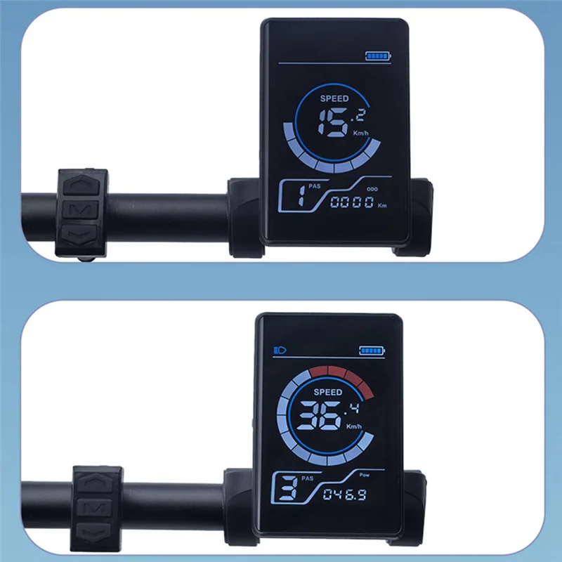 A89E-X1 24V 36V 48V 60V Electric Bike LCD Display Meter Color Screen With USB For Mountain Electric Bike SM Connector
A89E-X1 24V 36V 48V 60V Electric Bike LCD Display Meter Color Screen With USB For Mountain Electric Bike SM Connector