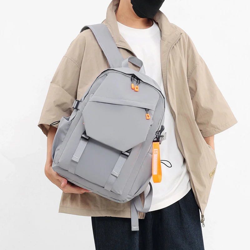 New men's backpack with large capacity, dirt-resistant, suitable for middle and high school students, simple outdoor travel bag
New men's backpack with large capacity, dirt-resistant, suitable for middle and high school students, simple outdoor travel bag
