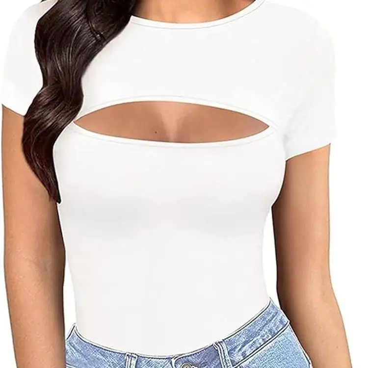 Cross-Border TEMU Short Sleeve round Neck Multi-Color Tight Hollow out Bodysuit Women's Jumpsuit Pants Long Trousers Mid-Waist
Cross-Border TEMU Short Sleeve round Neck Multi-Color Tight Hollow out Bodysuit Women's Jumpsuit Pants Long Trousers Mid-Waist