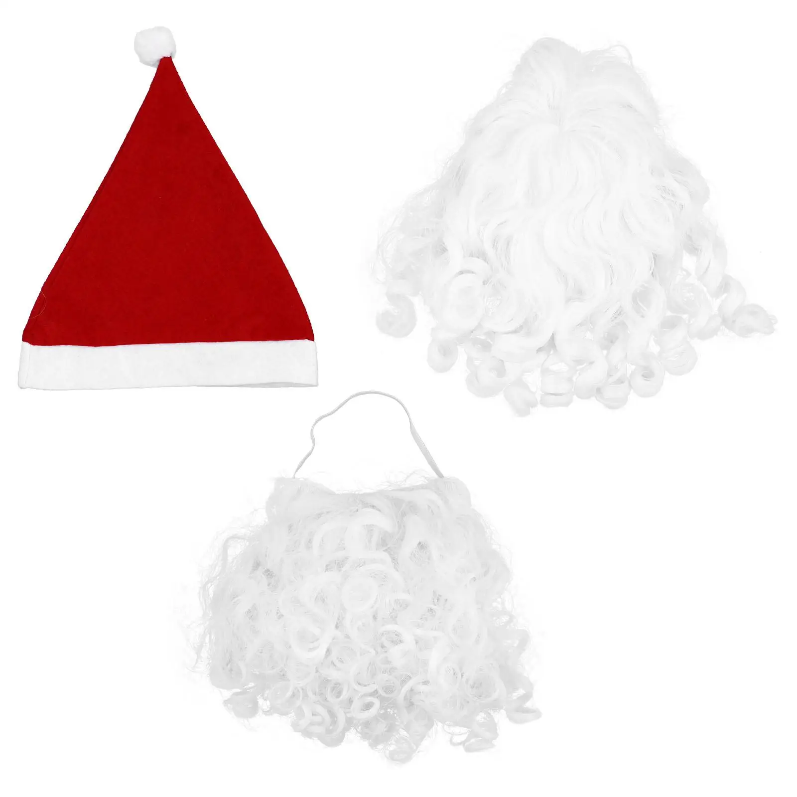 3 Pcs Santa Hat Beard Set for Adults One Size PET Environmental Protection Cosplay Party Accessories Holiday Props
3 Pcs Santa Hat Beard Set for Adults One Size PET Environmental Protection Cosplay Party Accessories Holiday Props