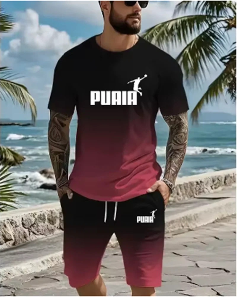 2025 Summer casual men's set 3d T-shirt + Shorts two-piece comfortable and breathable men's top printed T-shirt set
2025 Summer casual men's set 3d T-shirt + Shorts two-piece comfortable and breathable men's top printed T-shirt set