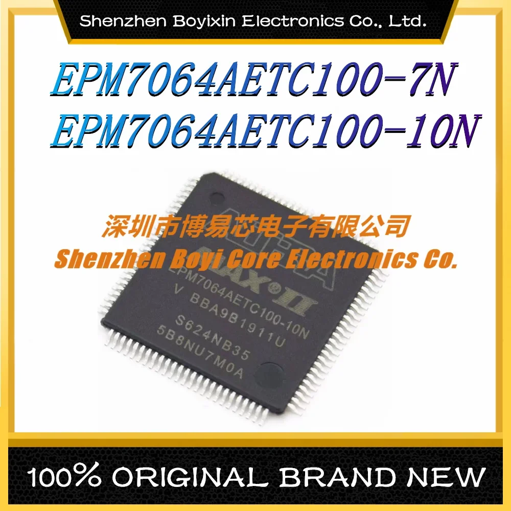 EPM7064AETC100-7N EPM7064AETC100-10N Package: TQFP-100 Brand New Original Genuine
EPM7064AETC100-7N EPM7064AETC100-10N Package: TQFP-100 Brand New Original Genuine