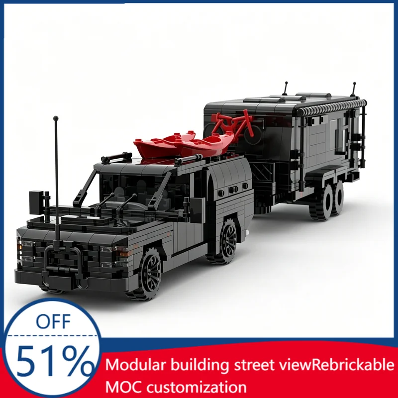 1115PCS MOC Revive Caravans Bushtamer MK2 Dino Motors T-Rex Super Duty Facelift OffRoad Camper Building Blocks Set Birthday Gift
1115PCS MOC Revive Caravans Bushtamer MK2 Dino Motors T-Rex Super Duty Facelift OffRoad Camper Building Blocks Set Birthday Gift