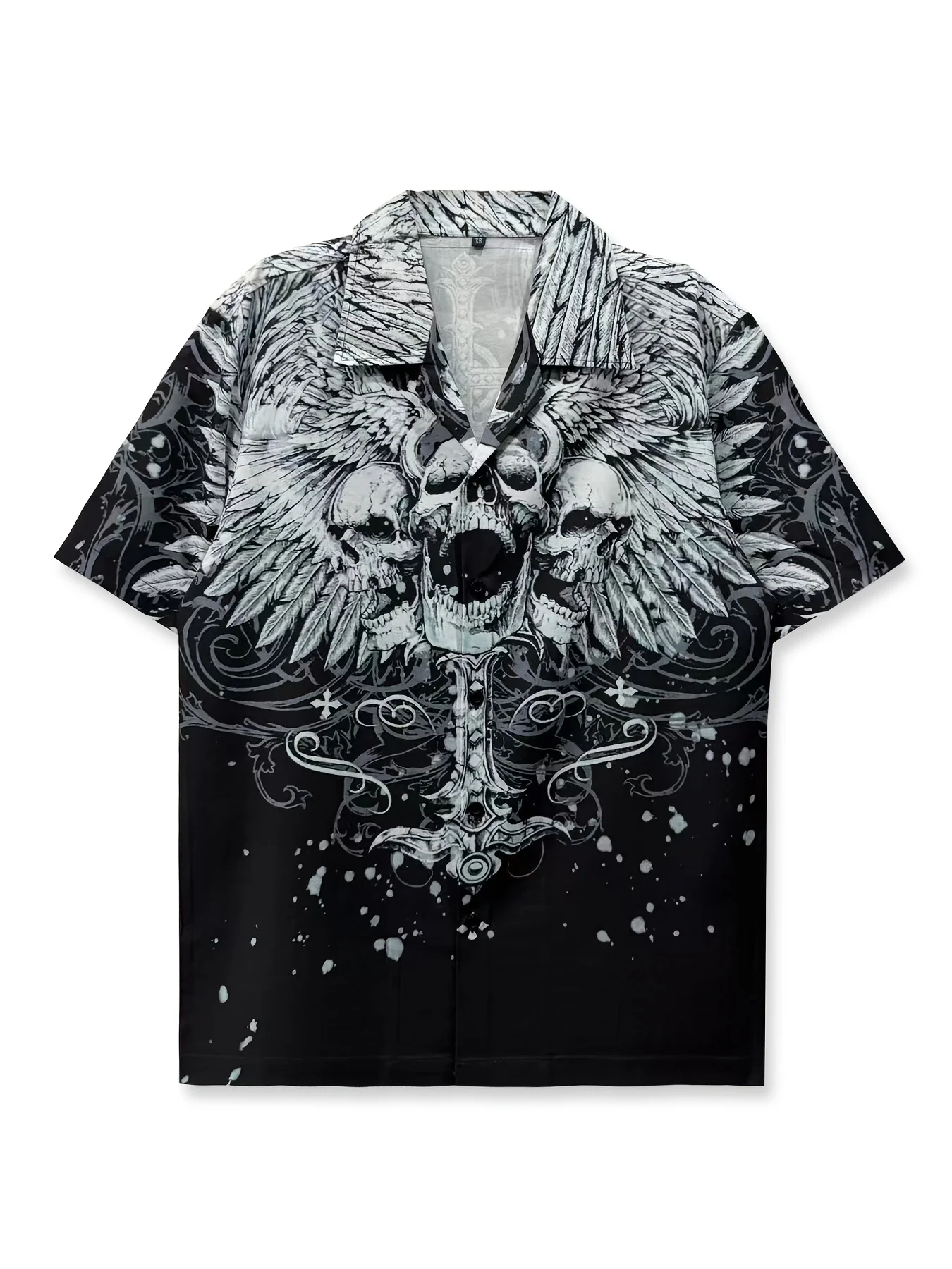 2026 Summer New Style Men's Short-Sleeved Shirt with 3D Skull Pattern Print - Street Casual Fashion Comfortable and Soft
2026 Summer New Style Men's Short-Sleeved Shirt with 3D Skull Pattern Print - Street Casual Fashion Comfortable and Soft