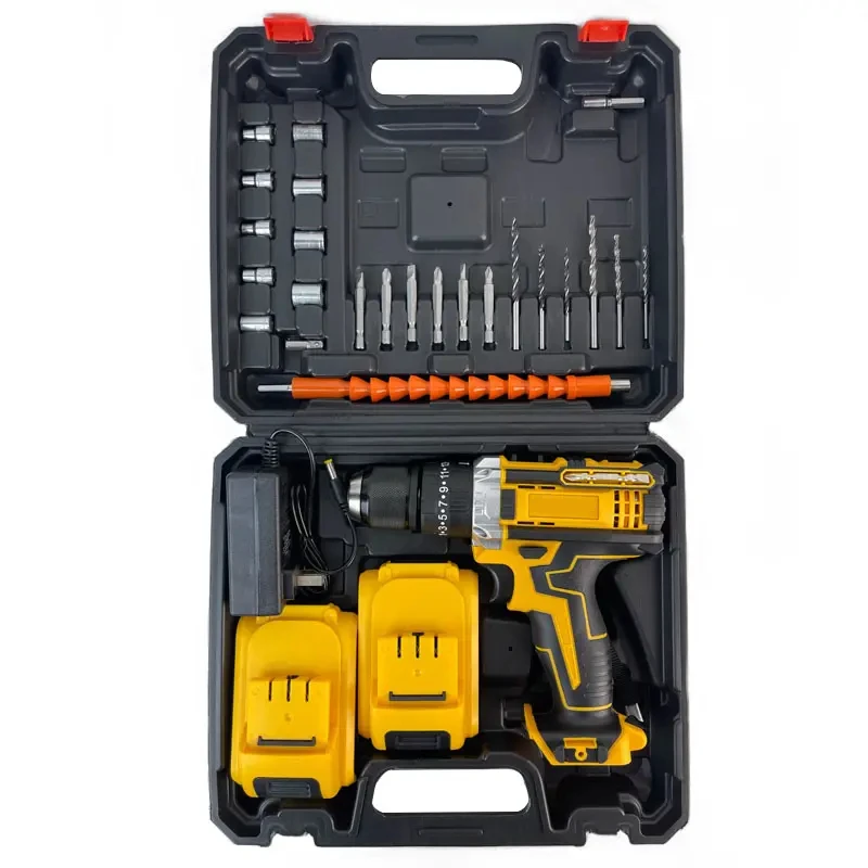 Professional Supplier Cordless Drill 21V Drill Machine Set Brush Power Tool
Professional Supplier Cordless Drill 21V Drill Machine Set Brush Power Tool