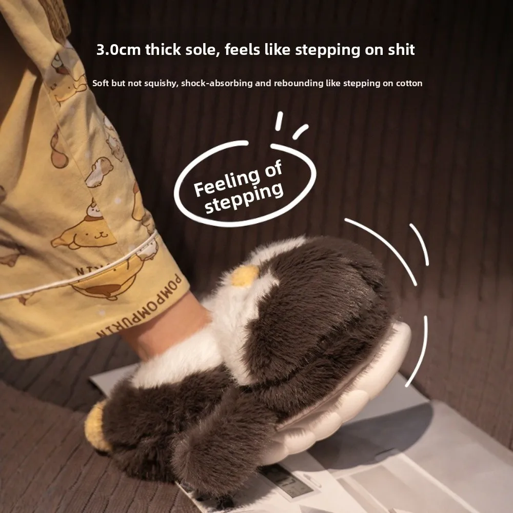 Lovely Cartoon Penguin Slippers Anti-slip Keep Warm Slippers Fluffy Cold-resistant Woman Slippers
Lovely Cartoon Penguin Slippers Anti-slip Keep Warm Slippers Fluffy Cold-resistant Woman Slippers