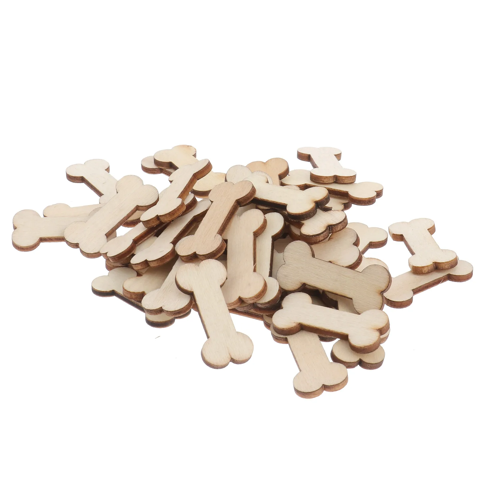 50 Pcs Wooden Bone Decoration 3x1.4x0.3cm Unfinished Ornaments for Crafting DIY Wood Cutouts Blank Sewing Accessories
50 Pcs Wooden Bone Decoration 3x1.4x0.3cm Unfinished Ornaments for Crafting DIY Wood Cutouts Blank Sewing Accessories