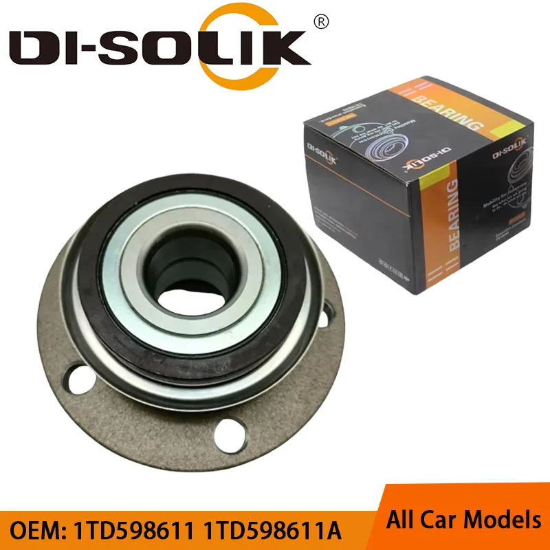 DI-SOLIK Auto Car Parts Rear Wheel Hub Bearing Assembly 1TD598611 1TD598611A 1TD598611B L1TD598611 for Volkswagen MagotanSagitar
DI-SOLIK Auto Car Parts Rear Wheel Hub Bearing Assembly 1TD598611 1TD598611A 1TD598611B L1TD598611 for Volkswagen MagotanSagitar