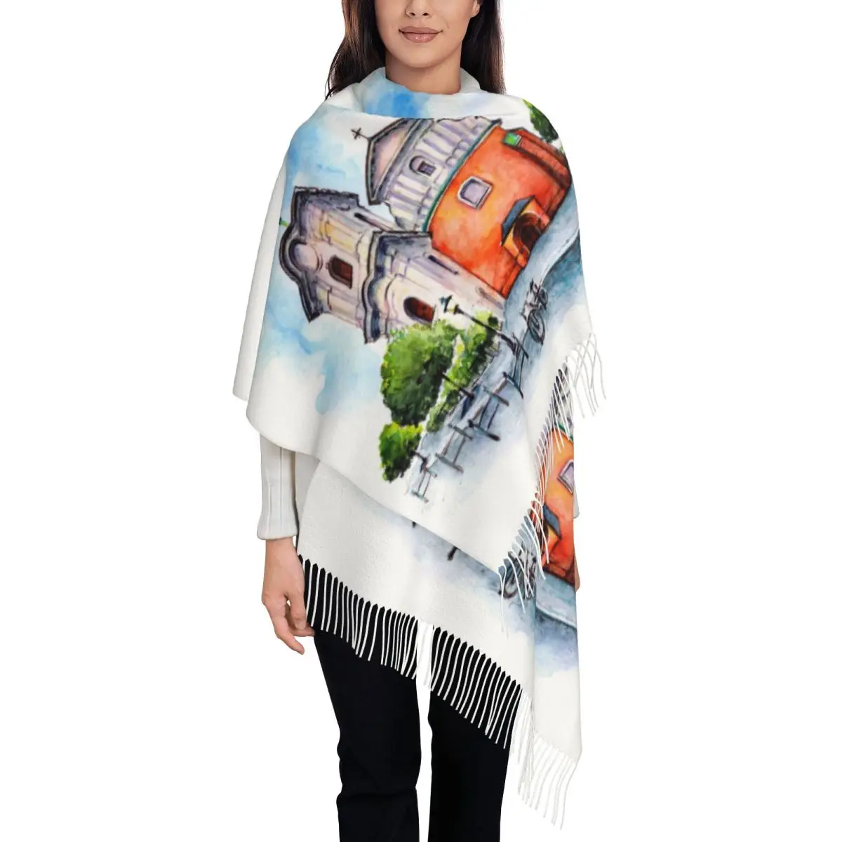Custom Church Of Sacred Heart Of Jesus In Poznan, Poland Tassel Scarf Women Soft Shawls Wraps Female Winter Scarves
Custom Church Of Sacred Heart Of Jesus In Poznan, Poland Tassel Scarf Women Soft Shawls Wraps Female Winter Scarves