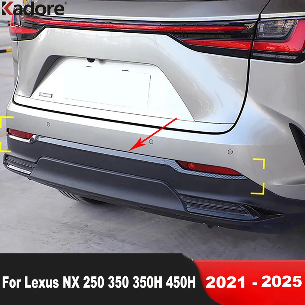 For Lexus NX 250 350 350H 450H 2021 2022 2023 2024 2025 Chrome Car Rear Bumper Cover Trim Tail Bottom Bar Strip Accessories
For Lexus NX 250 350 350H 450H 2021 2022 2023 2024 2025 Chrome Car Rear Bumper Cover Trim Tail Bottom Bar Strip Accessories